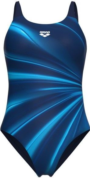 Arena - Glow Swimsuit U Back B - Badpak - Blauw