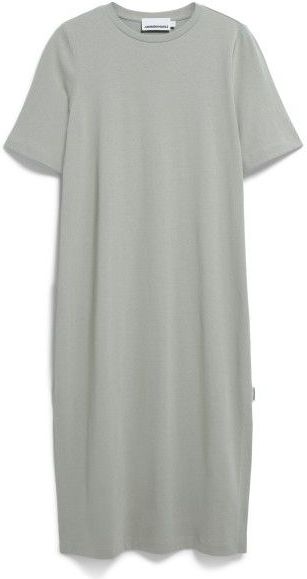 Jerseyjurken - Effen - Katoen - Ronde Hals - Kwartmouw - Losse Pasvorm