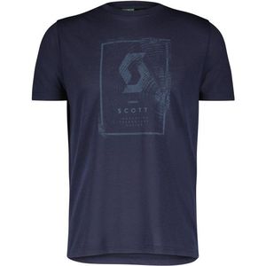 Scott Defined Dri S/S Sportshirt (Heren |blauw)