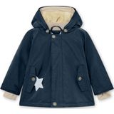 Unisex - Fleece Gevoerde Jas - Pruim - Voor Baby's