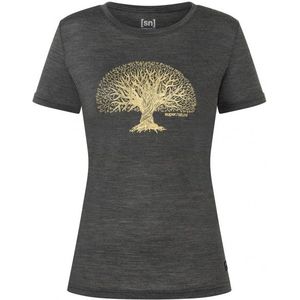 super.natural - Tree of Knowledge Tee - Merinoshirt - Grijs - Dames