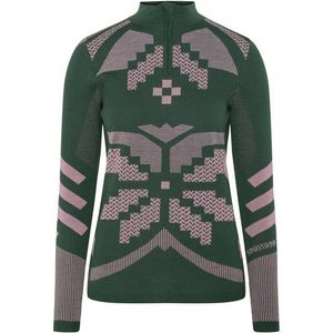 Kari Traa - Faith - Lange Mouwen - Basislaag - Oversized Rose-patroon