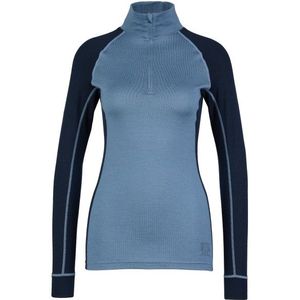 Stoic Womens Merino240 BengtSt Half Zip Merino-ondergoed (Dames |blauw)