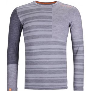 Ortovox 185 RockNWool Long Sleeve Merino-ondergoed (Heren |grijs)