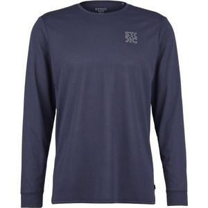Stoic QuickDry SkaraSt Longsleeve Sportshirt (Heren |blauw)