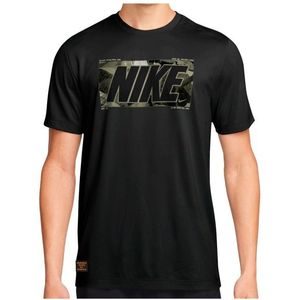 Nike Dri-FIT Fitness T-Shirt Sportshirt (Heren |zwart)
