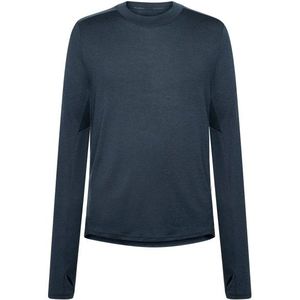 KnowledgeCotton Apparel Cleaver Wool 175 Single L/S Merinoshirt (Heren |total eclipse)