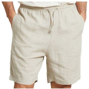 DEDICATED Shorts Vejle Linen Short (Heren |beige)