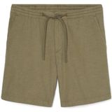 Timberland - Cotton Linen Short - Korte Broek - Olijfgroen - 100% Katoen