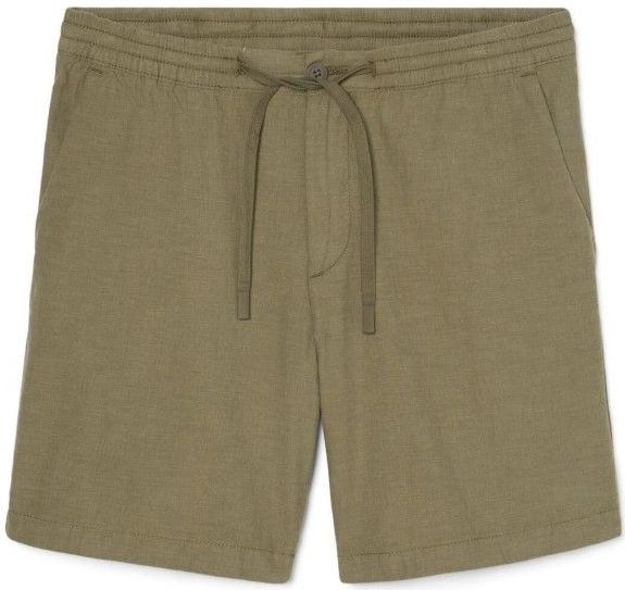 Timberland - Cotton Linen Short - Korte Broek - Olijfgroen - 100% Katoen