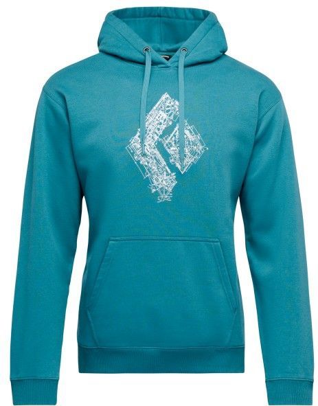 Black Diamond - Engineered Diamond - Pullover Hoodie - Biologisch Katoen - Oversized Model