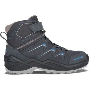Lowa - MADDOX WARM GORE-TEX MID JR - Winterlaarzen - Staalblauw - Waterdicht - Gevoerd - Klittenbandsluiting