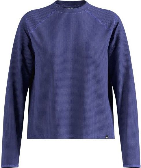 Odlo Womens Mid Layer Cubic Hardloopshirt (Dames |blauw)