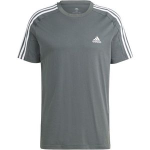 adidas 3-Stripes SJ Tee T-shirt (Heren |grijs)