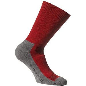 Alpacasocks&Co Merino Hiking 2-Pack Merinosokken (rood)