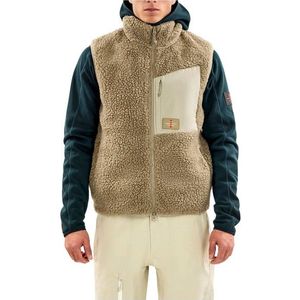 The Mountain Studio - Soft Wool Pile Vest - Fleecebodywarmer - Beige