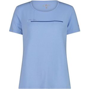 CMP Womens Bomboo T-Shirt T-shirt (Dames |blauw)