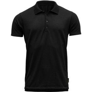 Devold Pique T-Shirt Merinoshirt (Heren |zwart)