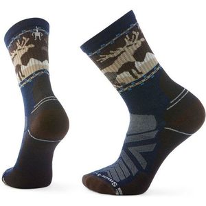 Smartwool - Hike Light Cushion Mountain Moose Crew - Sokken - Blauw - EU 42-45