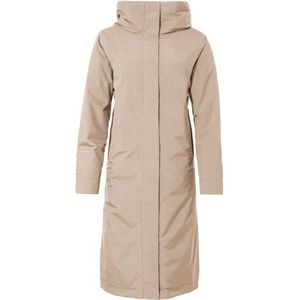 Vaude Womens Coreway Coat Lange jas (Dames |beige |waterdicht)