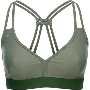 INASKA Womens Top Wild Bikinitop (Dames |olijfgroen)