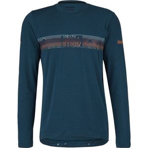 Zimtstern Trailflowz Shirt L/S Longsleeve (Heren |blauw)