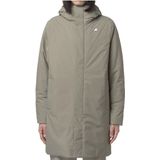 K-Way - Thomas Warm Ottoman - Lange Jas - Grijs - Waterdicht