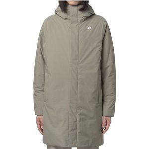 K-Way - Thomas Warm Ottoman - Lange Jas - Grijs - Waterdicht