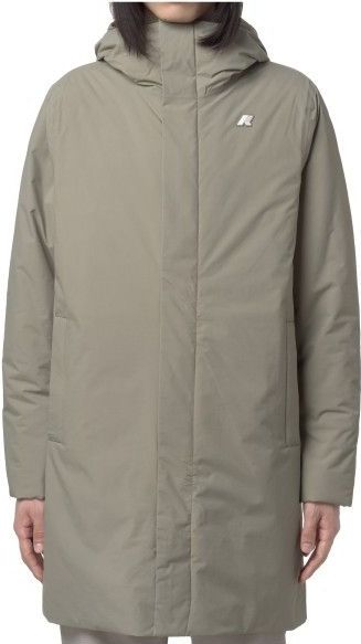 K-Way - Thomas Warm Ottoman - Lange Jas - Grijs - Waterdicht