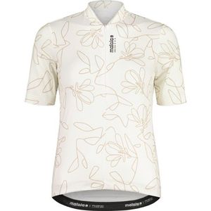 Maloja Womens MandrettM 1/2 Fietsshirt (Dames |wit)