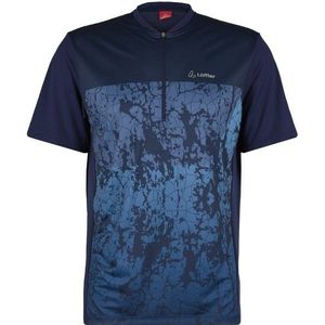 Löffler Bike Shirt Half Zip Shady Fietsshirt (Heren |blauw)