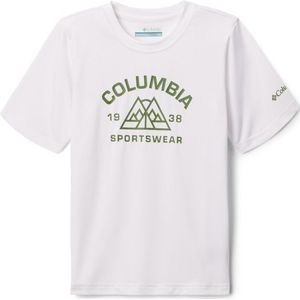 Columbia Kids Mount Echo Graphic Shirt S/S Sportshirt (Kinderen |wit)