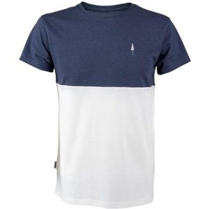NIKIN Treeshirt Bicolor T-shirt (blauw/wit)