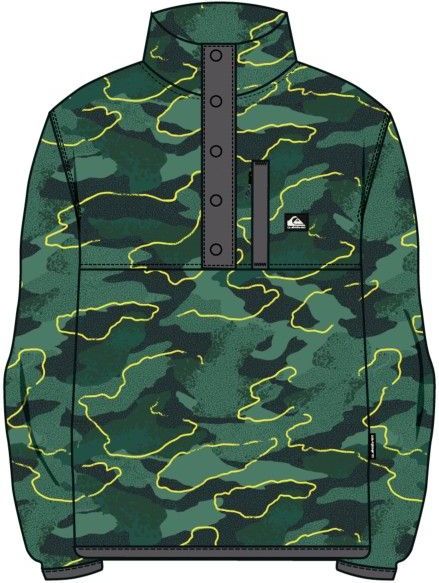 Quiksilver - No Destination - Fleece - Halve Rits - Jongens 8-16 - Gerecycled Polyester