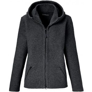 Mufflon Womens Jula Wollen vest (Dames |zwart/grijs)