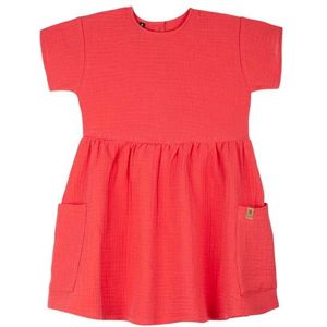 Pure Pure Kids Kleid Mull Jurk (Kinderen |rood)