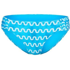 Seafolly Womens Soundwave Ruched Side Retro Pant Bikinibroekje (Dames |blauw)