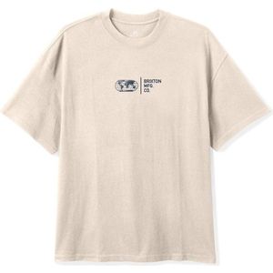 Brixton Globe HW Relaxed Tee T-shirt (Heren |beige)