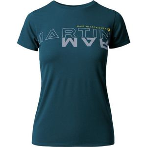 Martini Womens Hillclimb Shirt Sportshirt (Dames |blauw)