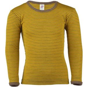 Engel Kinder Unterhemd L/S Merino-ondergoed (Kinderen |geel)