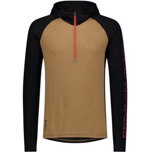 Mons Royale - Temple Merino AirCon - Longsleeve - Zwart - Merinowol