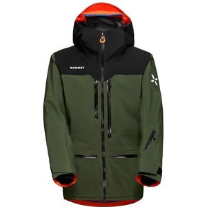 Mammut Eiger Free Pro Hardshell Hooded Jacket Regenjas (Heren |olijfgroen |waterdicht)