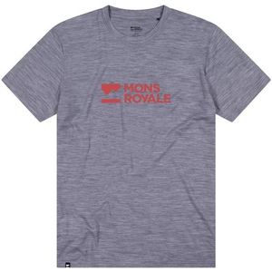 Mons Royale Icon T-shirt (Heren |grijs)