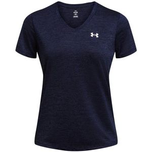 Under Armour Womens Tech SSV Twist Sportshirt (Dames |blauw)