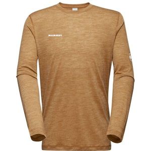 Mammut Tree Wool Firstlayer Longsleeve Sportshirt (Heren |beige/bruin)