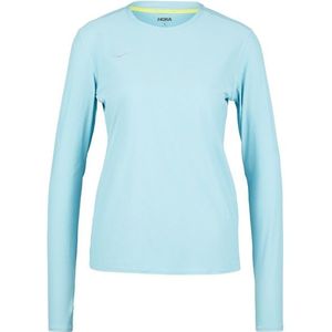 HOKA Womens Airolite Long Sleeve 20 Hardloopshirt (Dames |blauw)