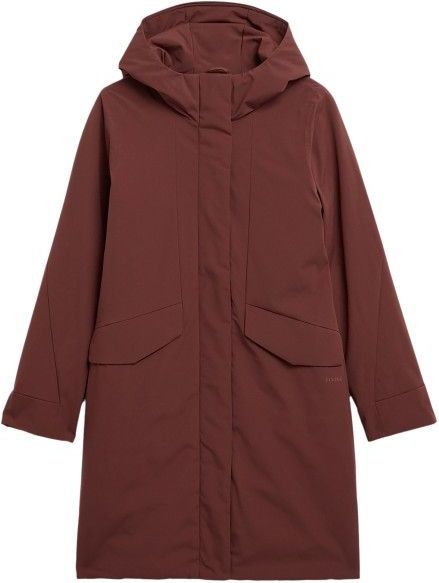 Elvine Womens Signy Lange jas (Dames |rood)