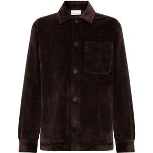 KnowledgeCotton Apparel - Stretched 8-Wales Corduroy Overhemd - Zwart