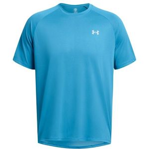 Under Armour Tech Reflective S/S Sportshirt (Heren |blauw)