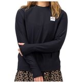 Eivy - Versa Loose Fit Rib Top - Longsleeve - Zwart